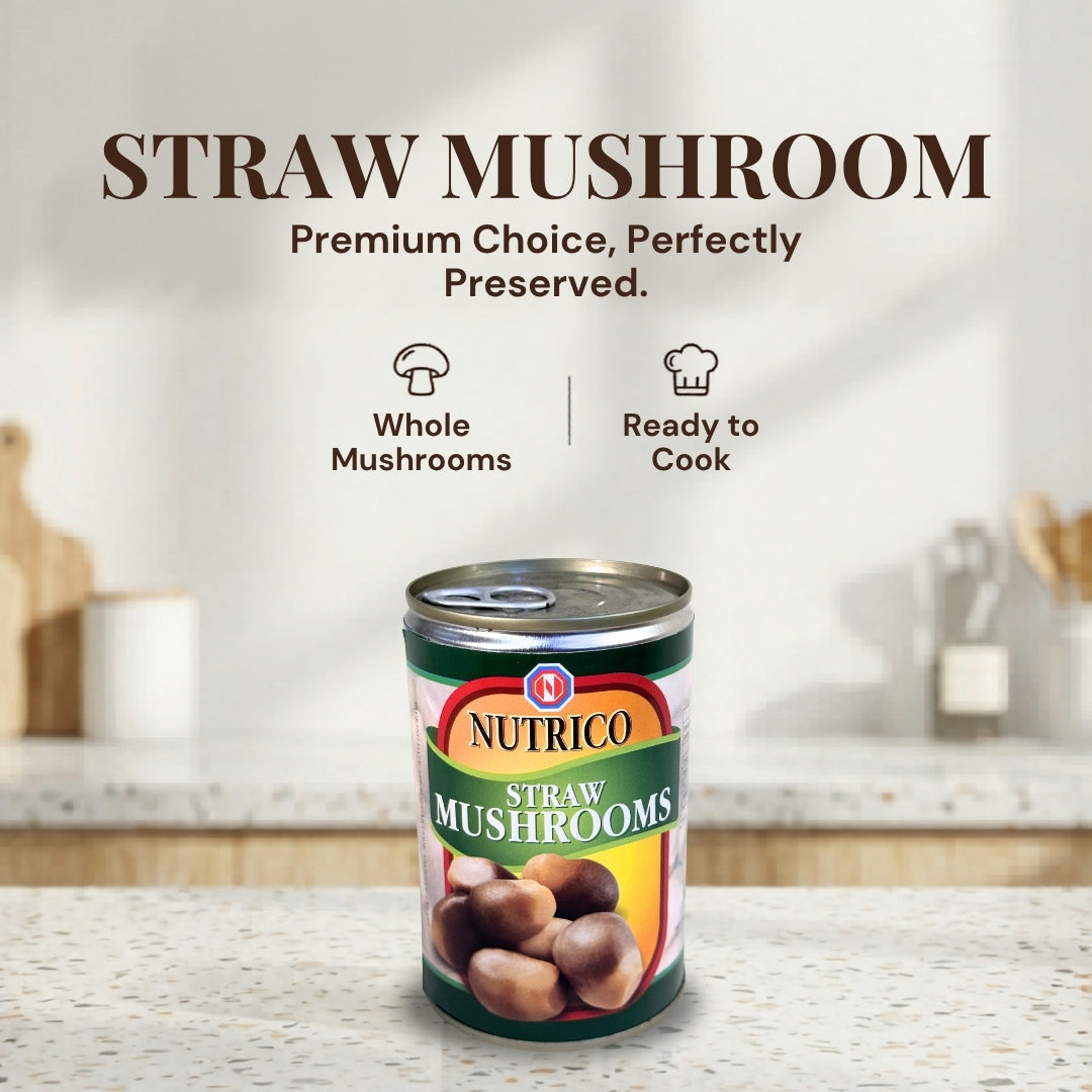 Nutrico Straw Mushrooms 425g