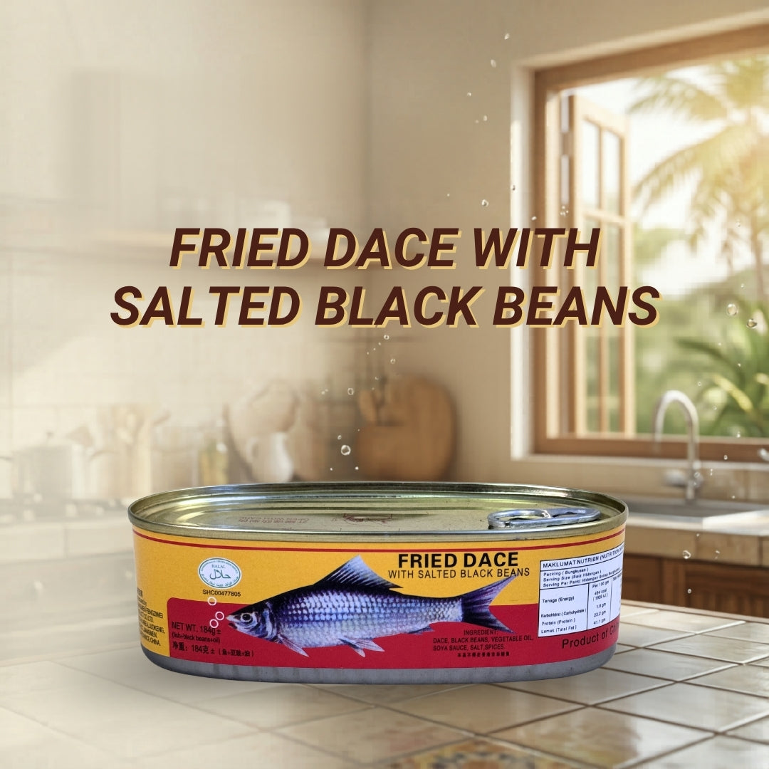 Nutrico Fried Dace With Salted Black Beans 184g