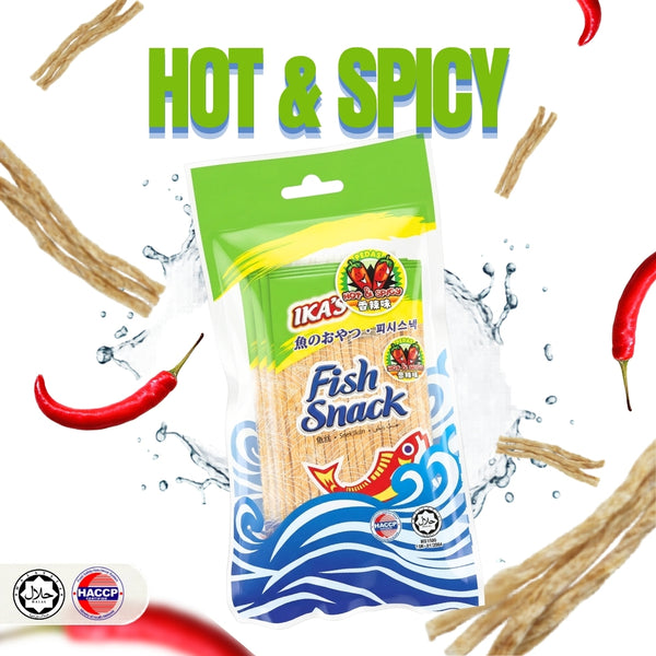 Fish Snack Hot & Spicy Flavour (Shred) 5g x 6pkts