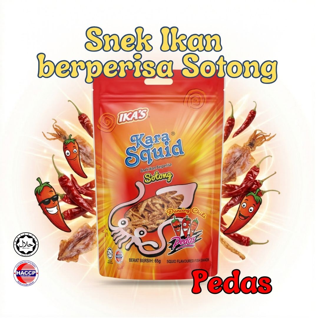Karasquid Fish Snack Dancing Chilli 65g