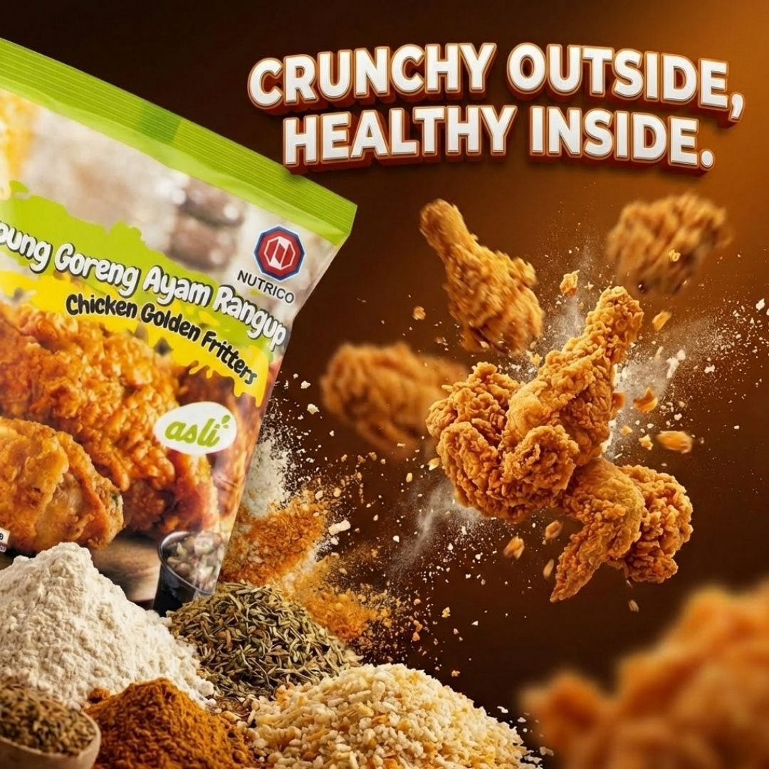 Nutrico Chicken Golden Fritters - Original 1kg