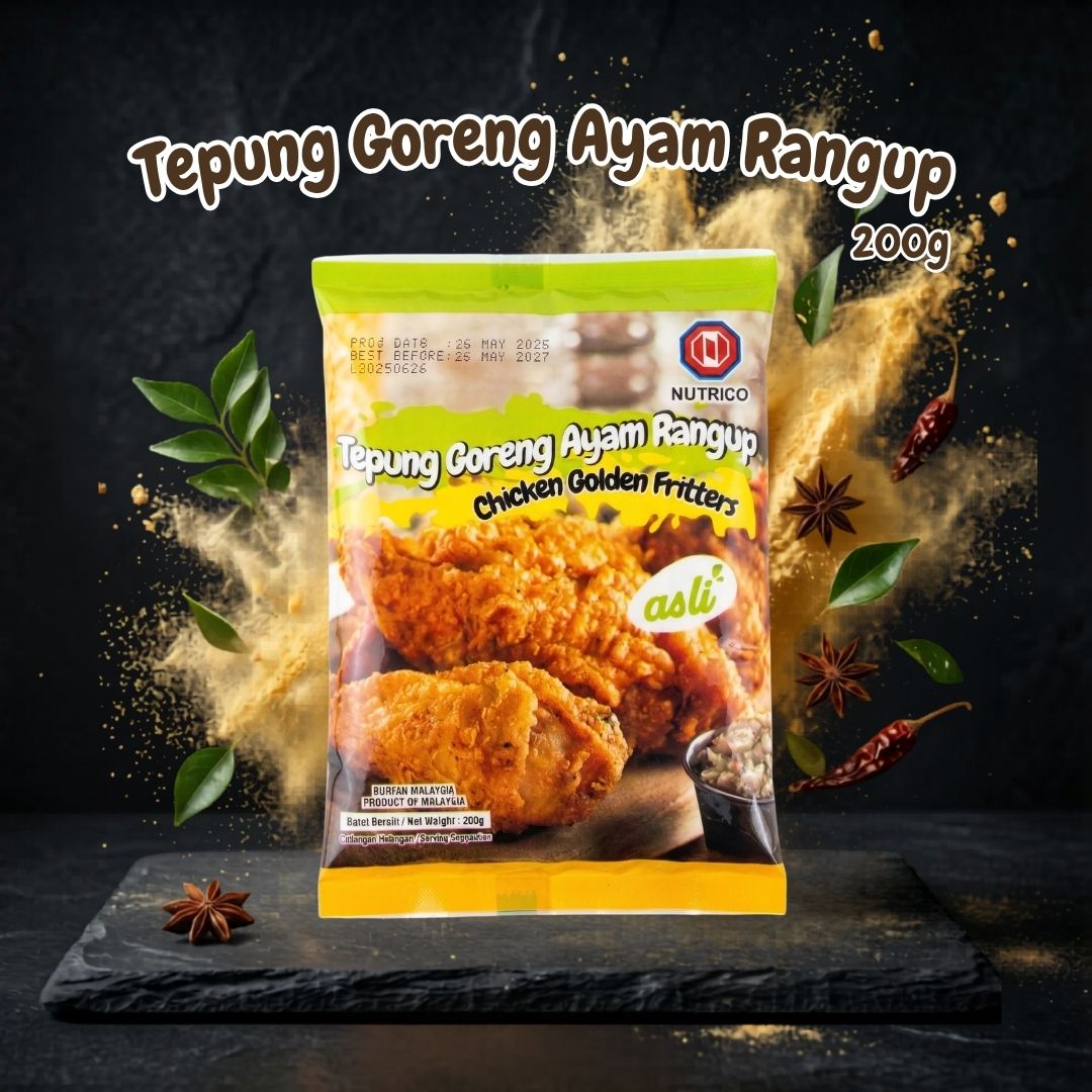 Nutrico Chicken Golden Fritters - Original 200g