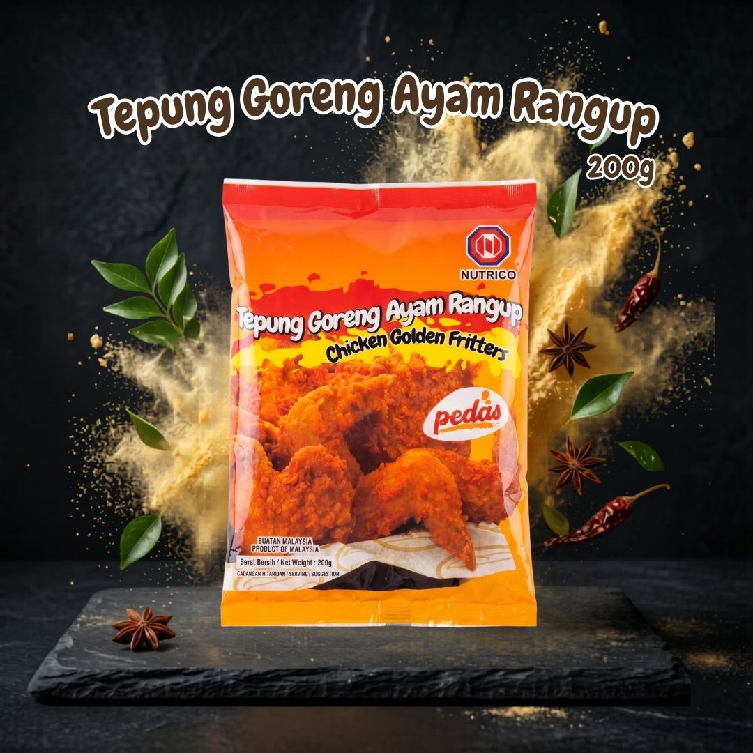 Nutrico Chicken Golden Fritters - Spicy 200g